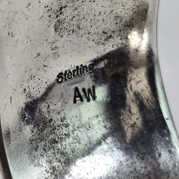 Handcrafted Sterling Silver Native American Cuff Bracelet – A Legacy in Metal - Picture 7 of 12